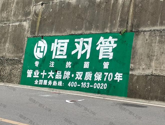 安徽墙体广告发布4.2元一平130